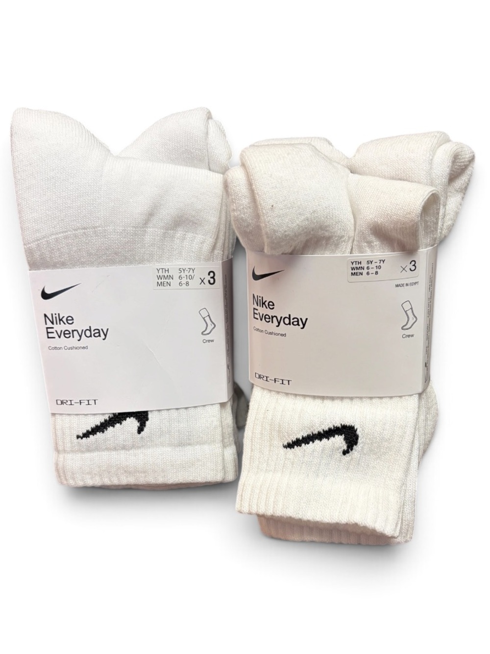 Nike Everyday Crew Socks - White (6-Pack)